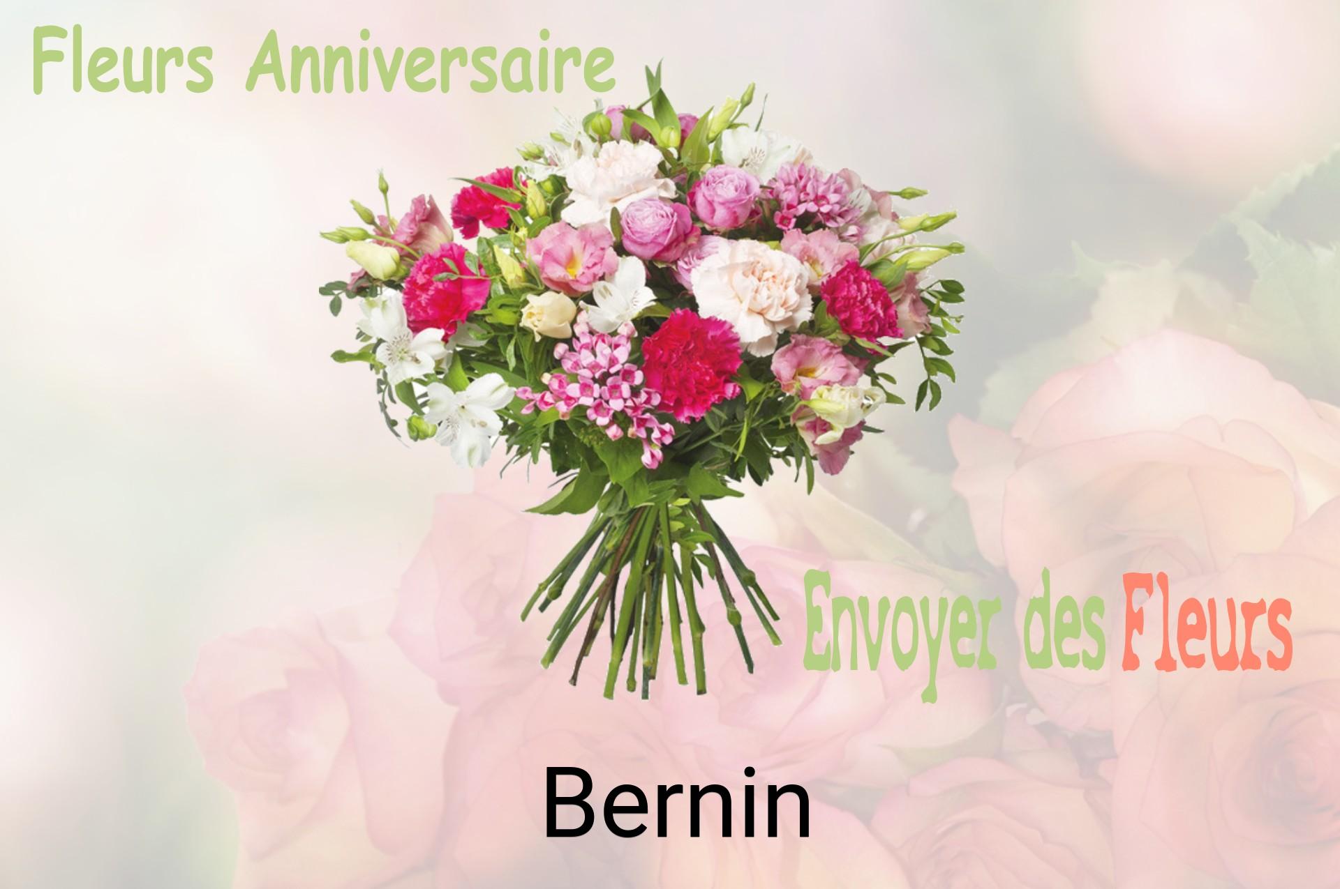 Bouquet de fleurs d’anniversaire livré à Bernin